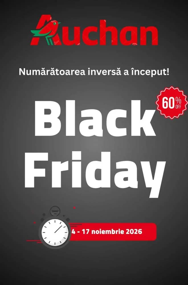 Coperta catalogului Auchan, valabil 4–17 noiembrie 2026