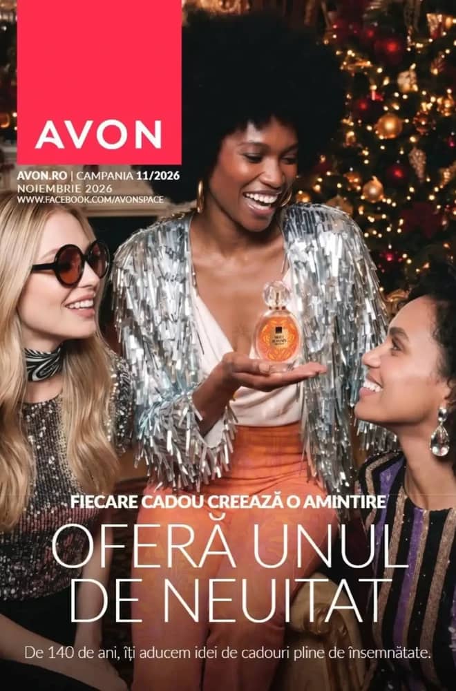 Coperta catalogului Avon, valabil 1–30 noiembrie 2026