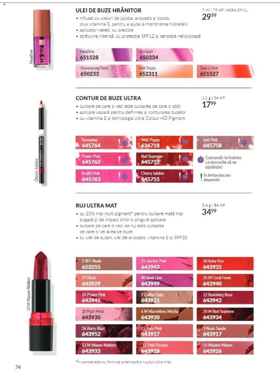Catalog Avon, pagina 74 din 196