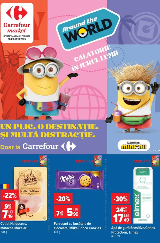 Coperta catalogului Carrefour Market, valabil 30 septembrie 2026 – 13 octombrie 2026