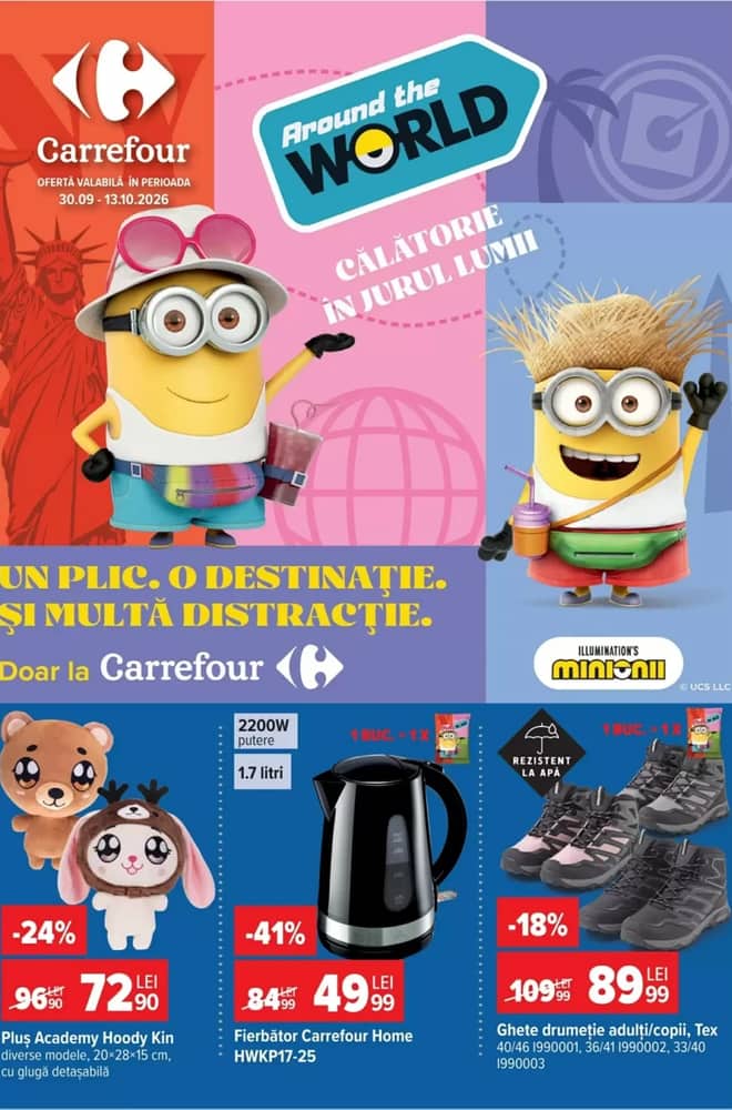 Coperta catalogului Carrefour, valabil 30 septembrie 2026 – 13 octombrie 2026