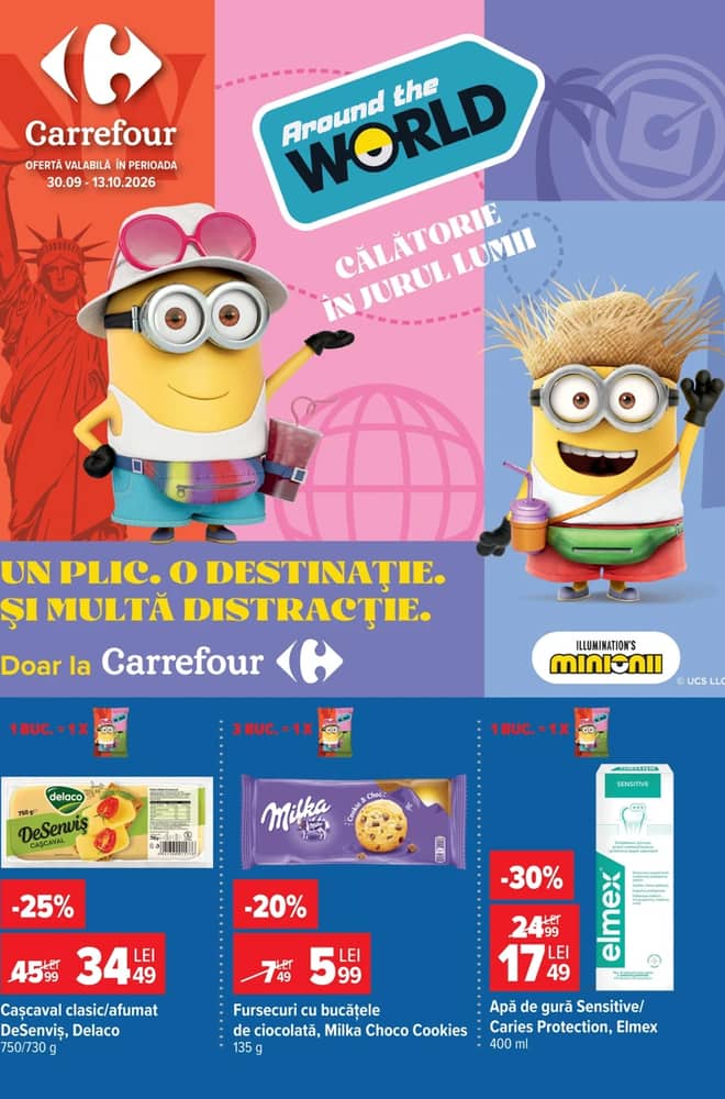 Coperta catalogului Carrefour, valabil 30 septembrie 2026 – 13 octombrie 2026