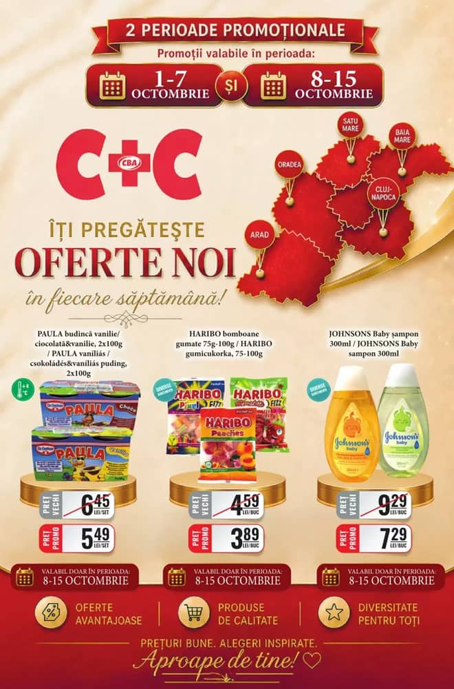 Coperta catalogului CBA, valabil 1–15 octombrie 2026