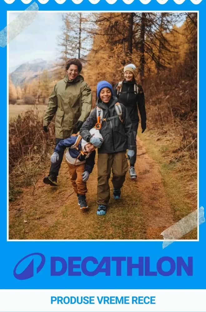 Coperta catalogului Decathlon, valabil 1–31 octombrie 2026