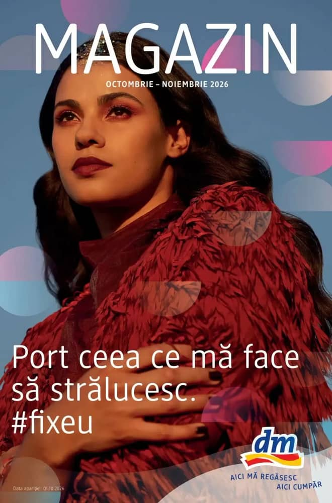 Coperta catalogului dm, valabil 1 octombrie 2026 – 30 noiembrie 2026