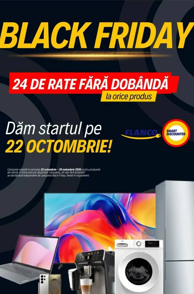 Coperta catalogului Flanco, valabil 21–22 octombrie 2026