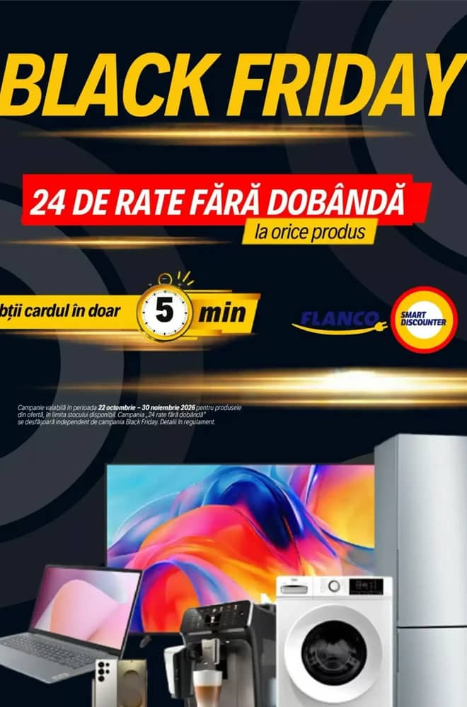 Coperta catalogului Flanco, valabil 22 octombrie 2026 – 30 noiembrie 2026