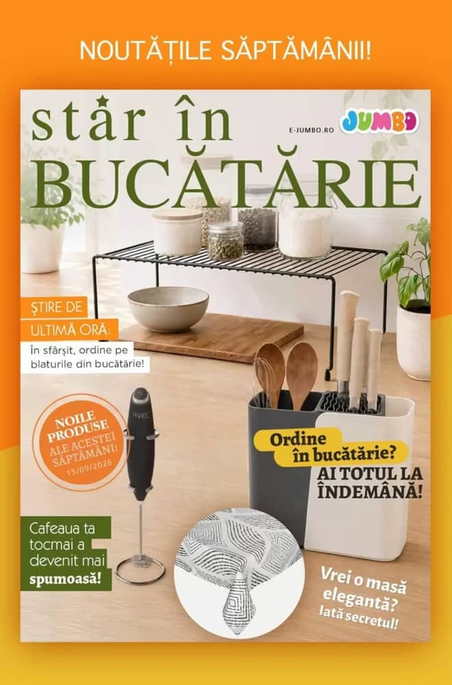 Coperta catalogului Jumbo, valabil 16–29 septembrie 2026