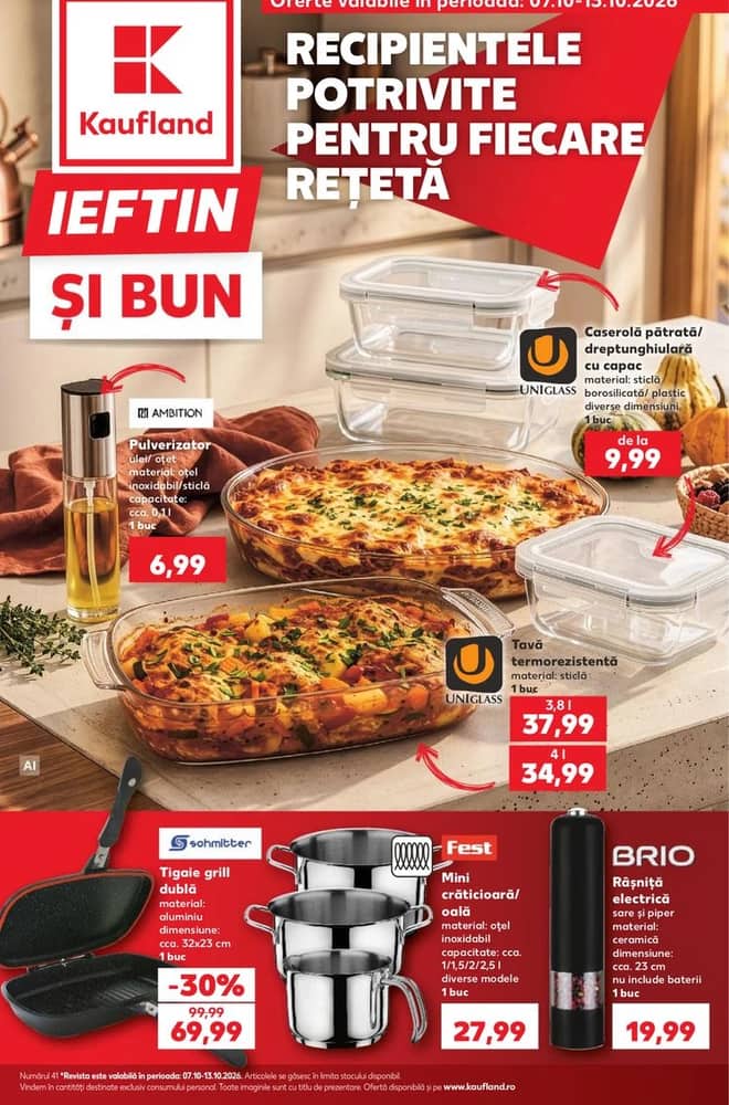 Coperta catalogului Kaufland, valabil 7–13 octombrie 2026