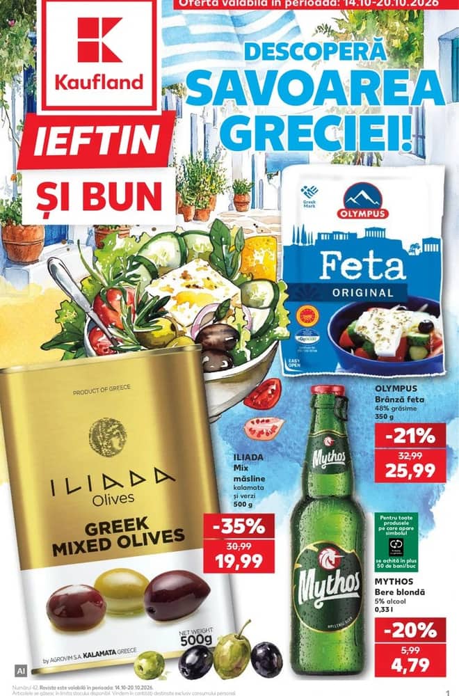 Coperta catalogului Kaufland, valabil 14–20 octombrie 2026