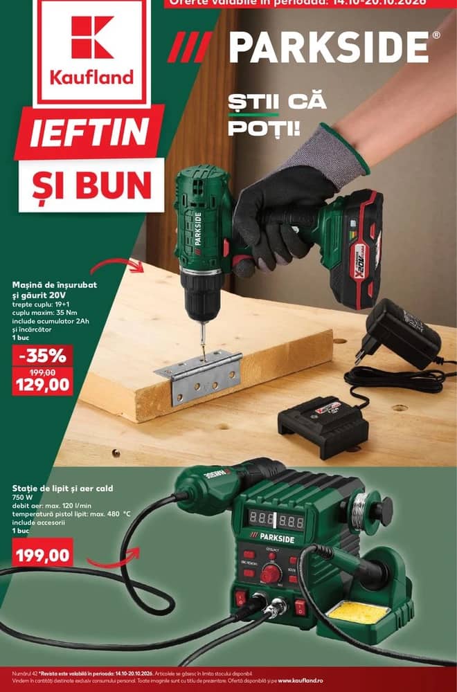 Coperta catalogului Kaufland, valabil 14–20 octombrie 2026