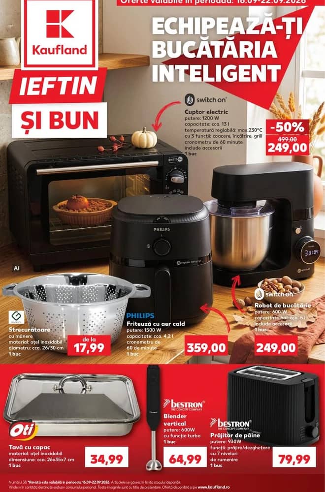Coperta catalogului Kaufland, valabil 16–22 septembrie 2026