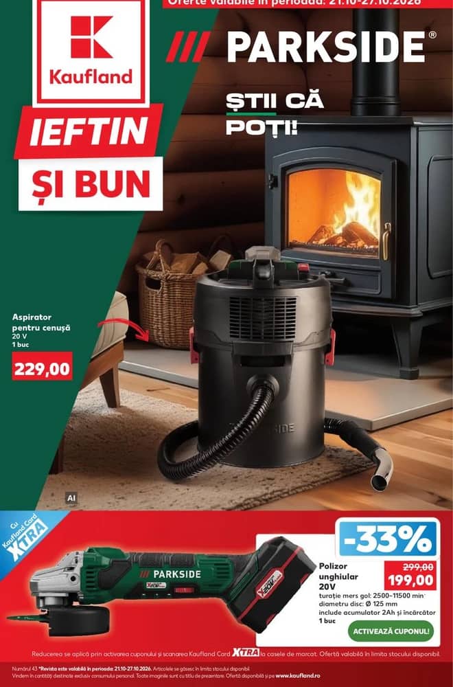Coperta catalogului Kaufland, valabil 21–27 octombrie 2026