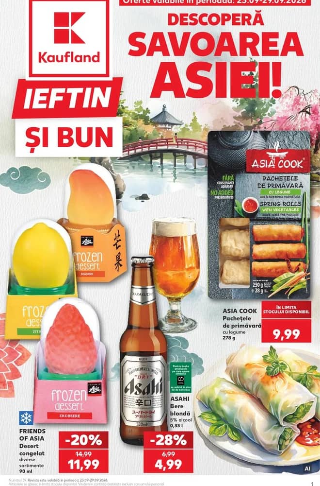 Coperta catalogului Kaufland, valabil 23–29 septembrie 2026