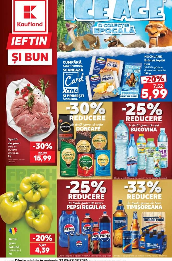 Coperta catalogului Kaufland, valabil 23–29 septembrie 2026