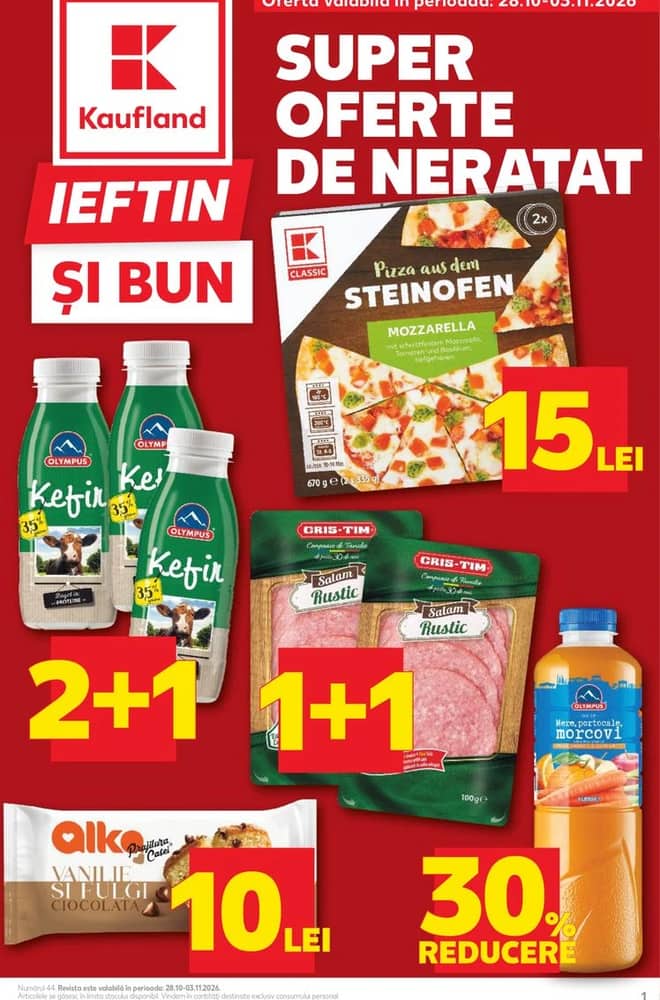 Coperta catalogului Kaufland, valabil 28 octombrie 2026 – 3 noiembrie 2026