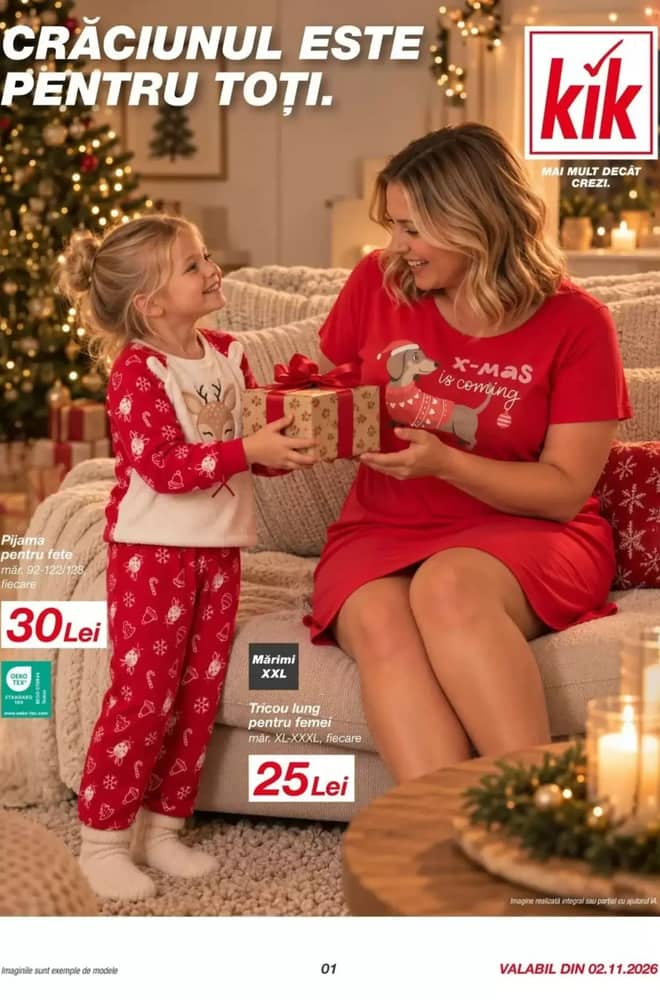 Coperta catalogului KiK, valabil 2–15 noiembrie 2026