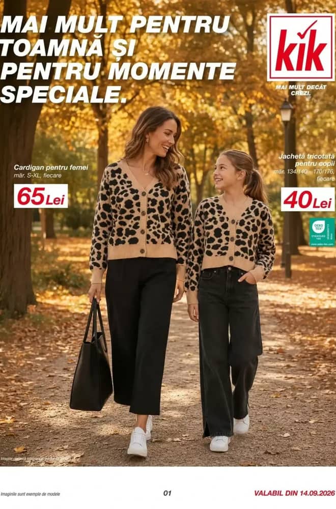 Coperta catalogului KiK, valabil 14–27 septembrie 2026