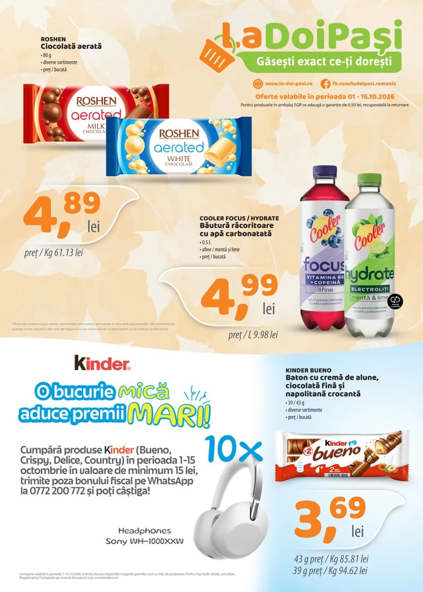Catalog La Doi Pași, pagina 1 din 17