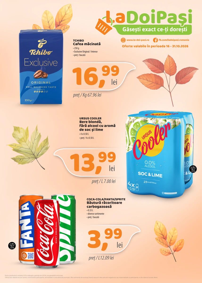 Catalog La Doi Pași, pagina 1 din 16