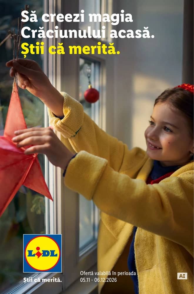 Coperta catalogului Lidl, valabil 5 noiembrie 2026 – 31 decembrie 2026