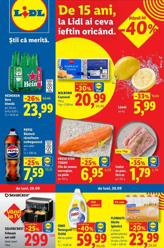 Coperta catalogului Lidl, valabil 28 septembrie 2026 – 4 octombrie 2026