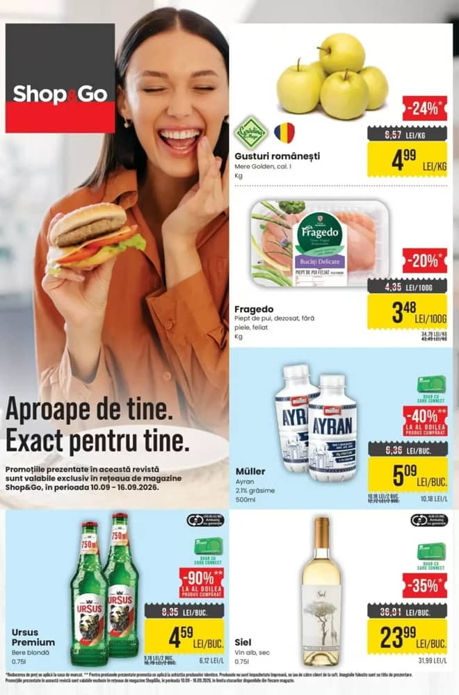 Coperta catalogului Mega Image, valabil 10–16 septembrie 2026