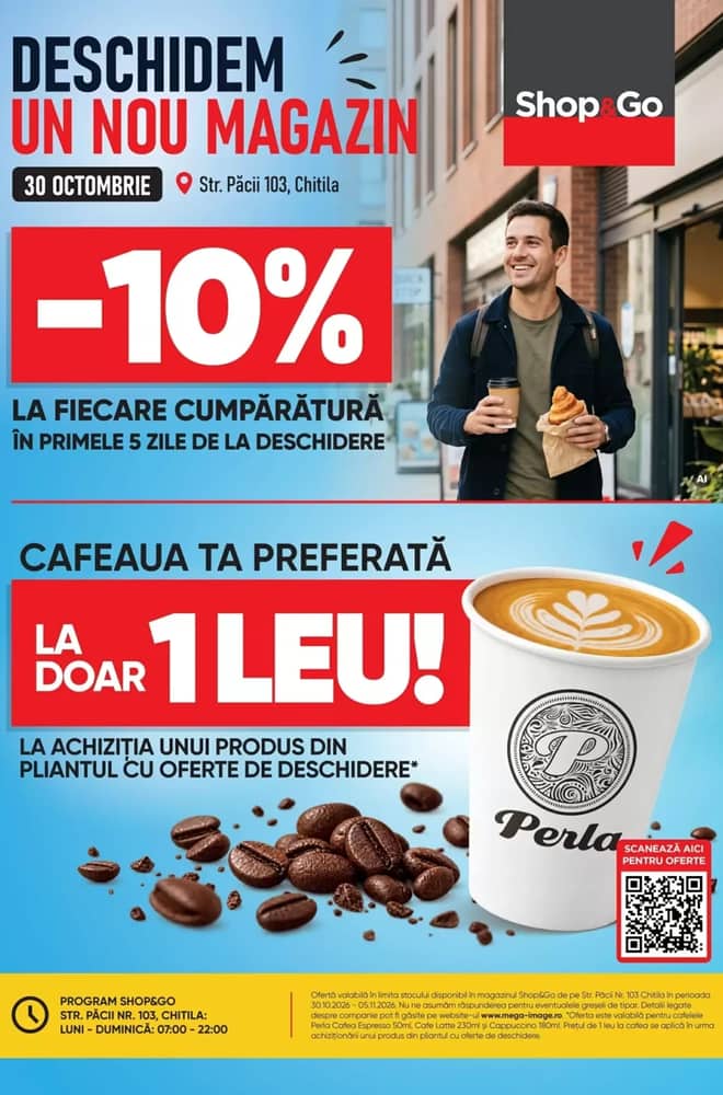 Coperta catalogului Mega Image, valabil 30 octombrie 2026 – 5 noiembrie 2026