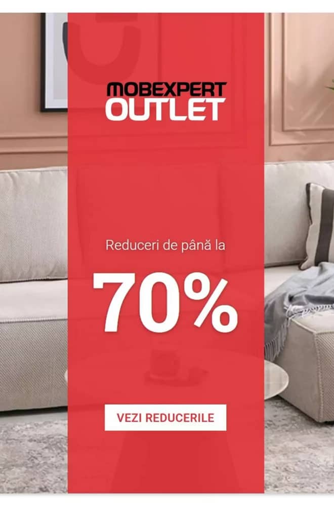 Coperta catalogului Mobexpert, valabil 2–8 octombrie 2026