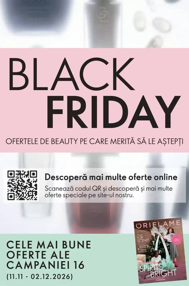 Coperta catalogului Oriflame, valabil 11 noiembrie 2026 – 2 decembrie 2026