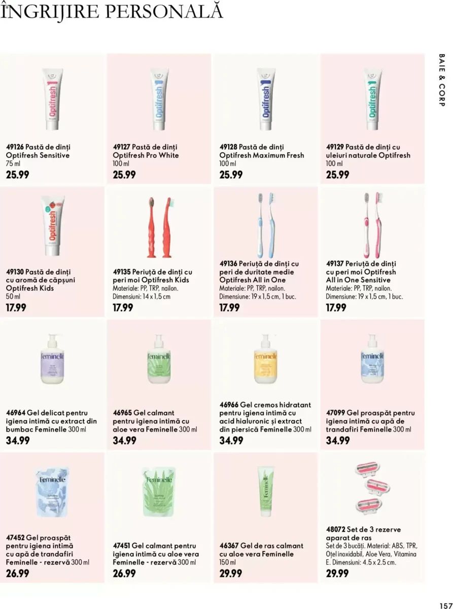 Catalog Oriflame, pagina 157 din 172