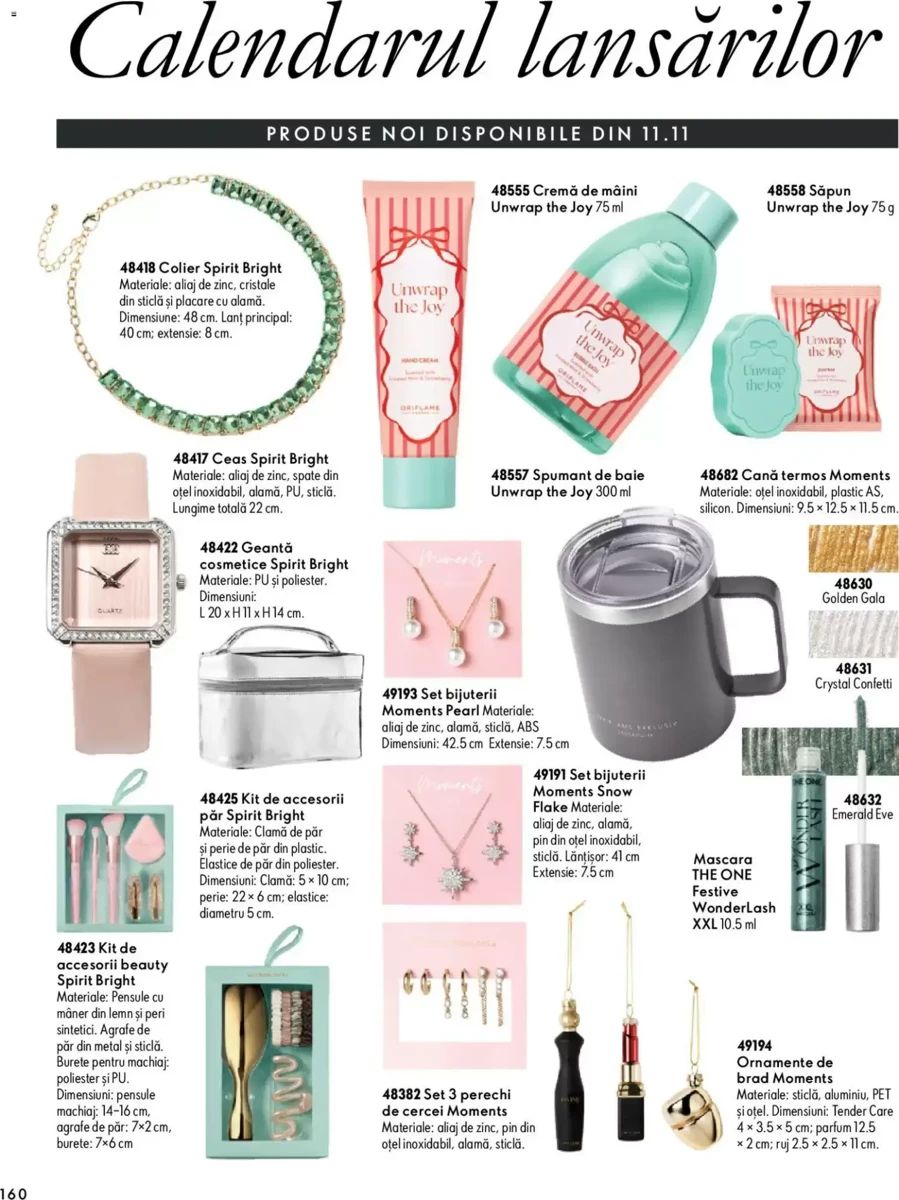 Catalog Oriflame, pagina 160 din 172
