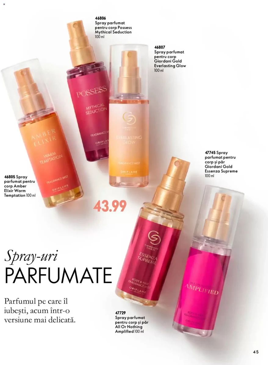 Catalog Oriflame, pagina 45 din 172