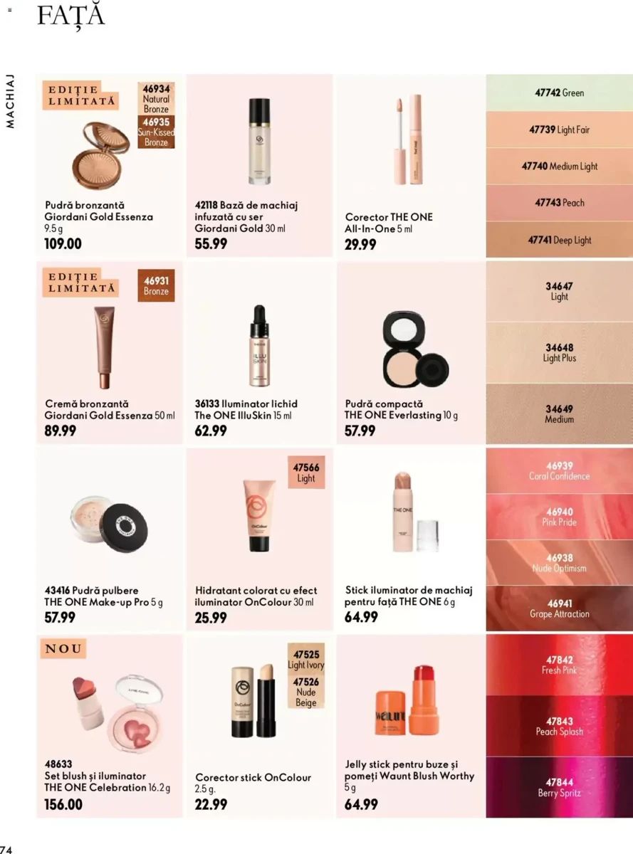 Catalog Oriflame, pagina 74 din 172