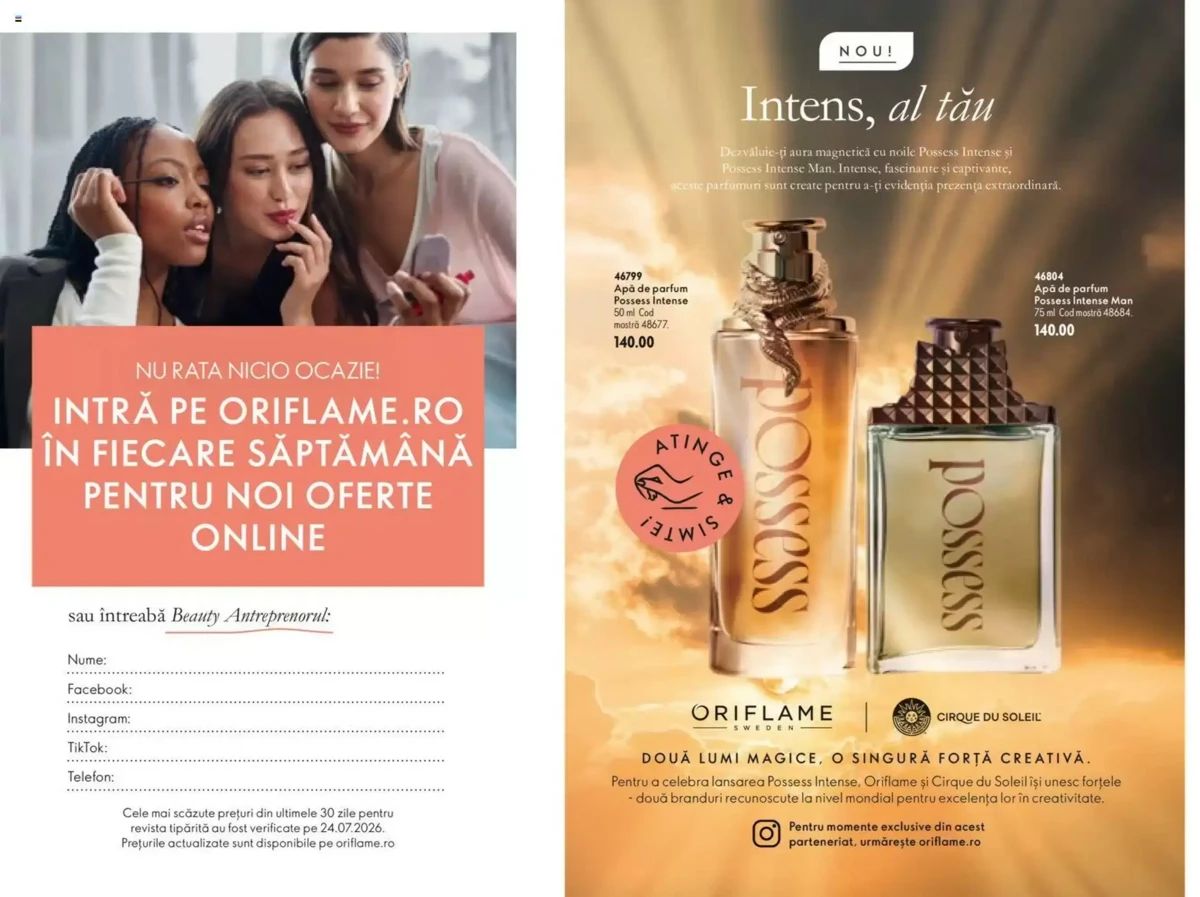 Catalog Oriflame, pagina 4 din 4