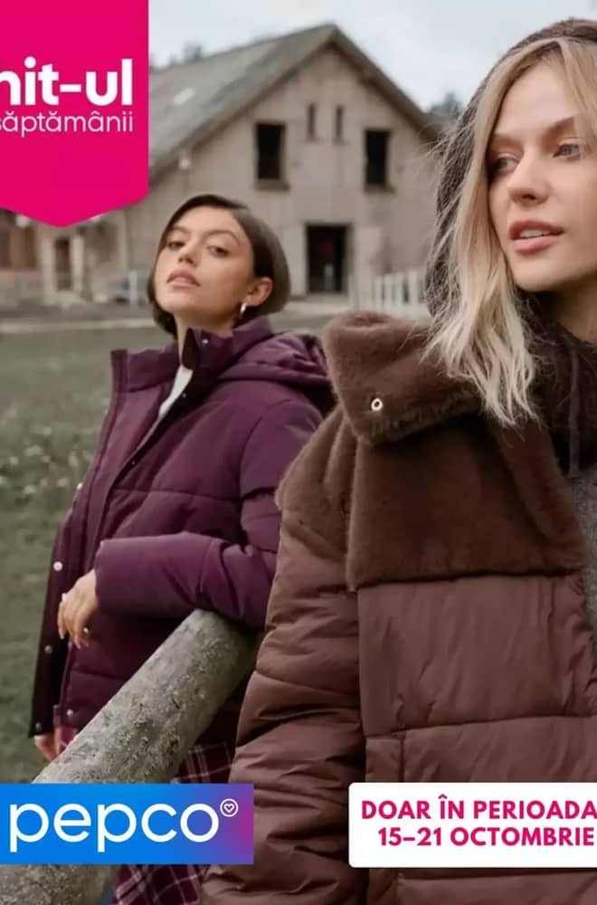 Coperta catalogului Pepco, valabil 15–21 octombrie 2026