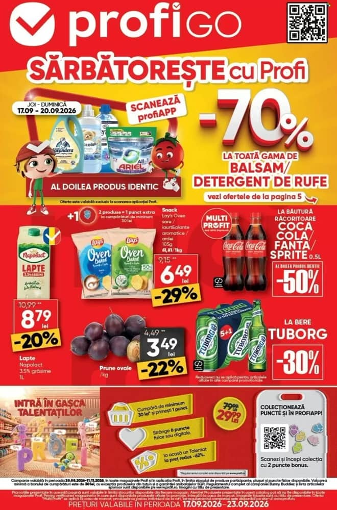 Coperta catalogului Profi, valabil 17–23 septembrie 2026