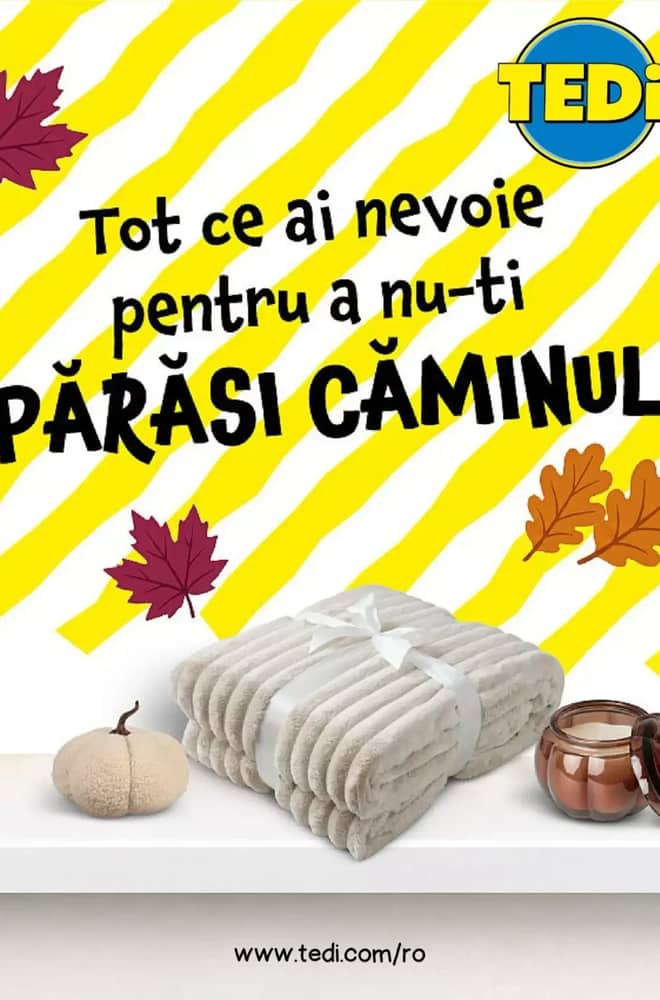 Coperta catalogului TEDi, valabil 5 octombrie 2026 – 1 noiembrie 2026