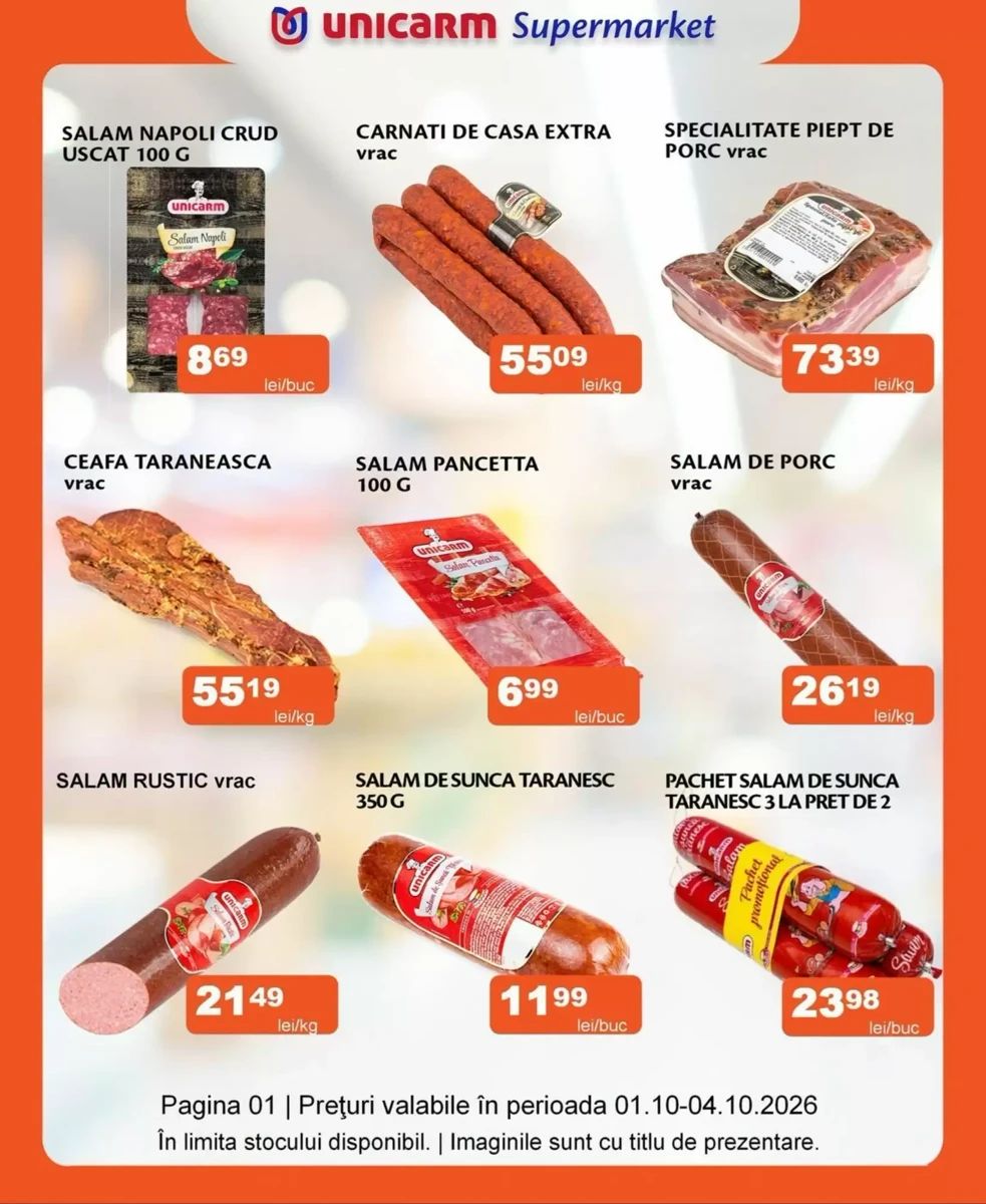 Catalog Unicarm, pagina 1 din 2