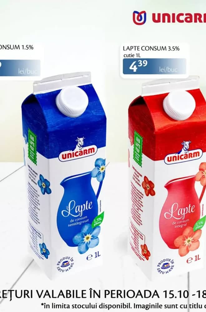 Coperta catalogului Unicarm, valabil 15–18 octombrie 2026