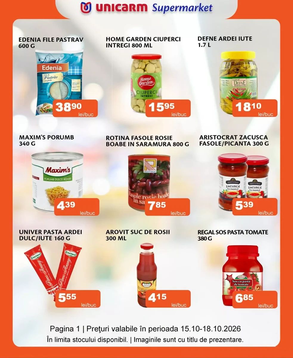Catalog Unicarm, pagina 1 din 10