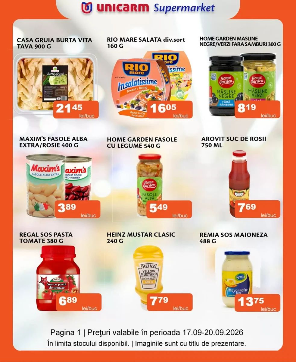 Catalog Unicarm, pagina 1 din 9