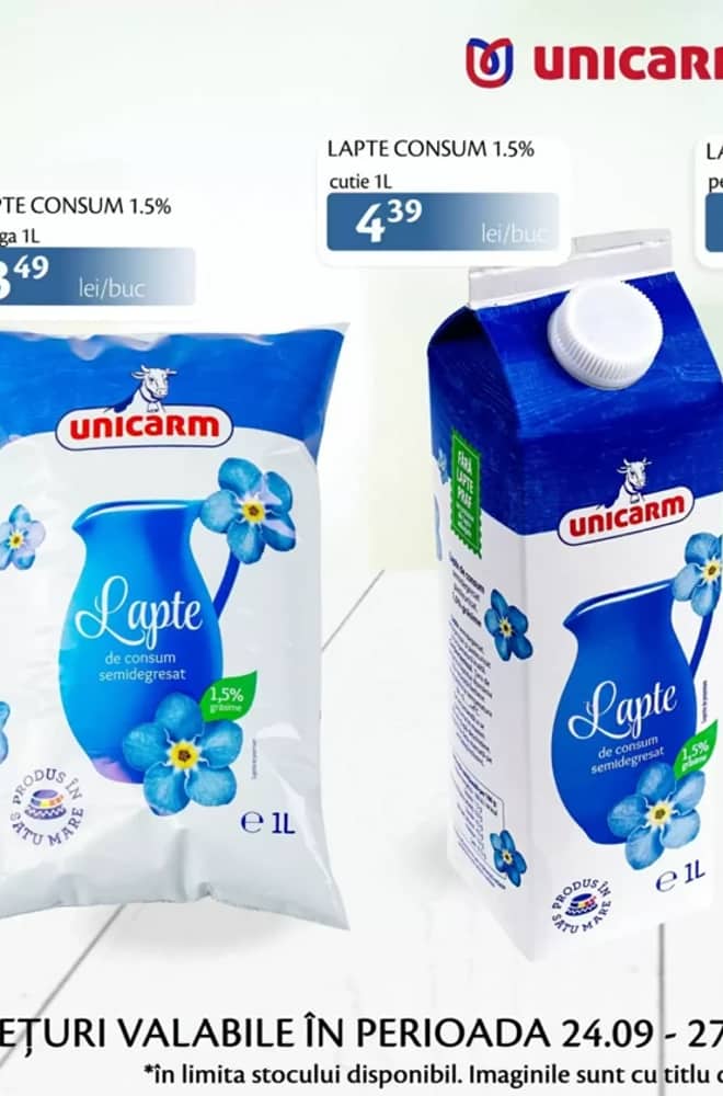 Coperta catalogului Unicarm, valabil 24–27 septembrie 2026