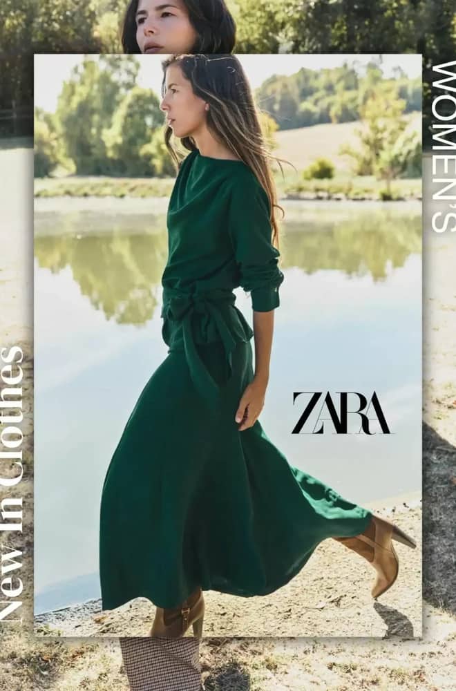 Coperta catalogului Zara, valabil 1–31 octombrie 2026
